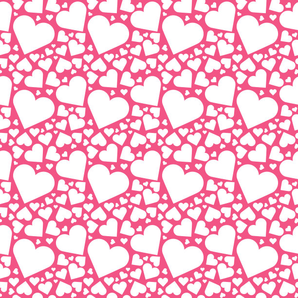 心形无缝图案图片下载