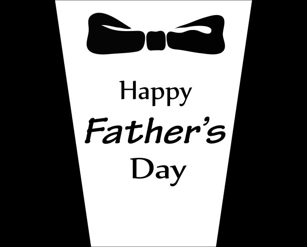 父亲节贺卡概念。矢量图图片下载