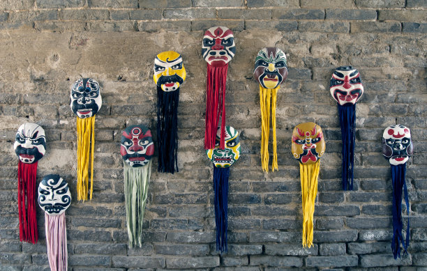 京剧中的种族化妆素材图片