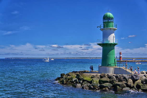 一座灯塔素材图片