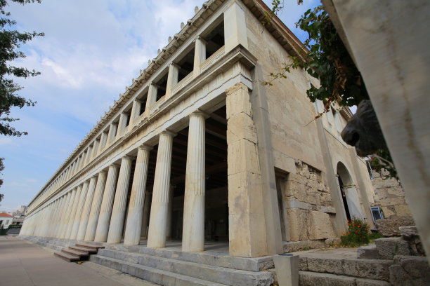 阿塔罗斯的Stoa，雅典图片下载