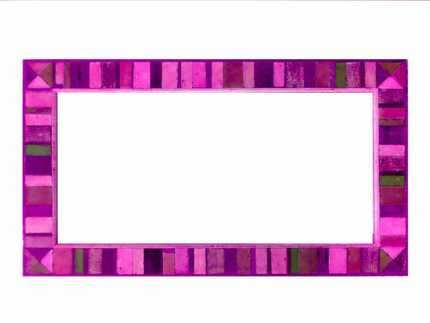 粉色木边镜复古风格图片下载