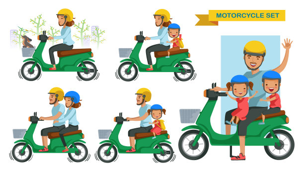 骑摩托车集图片下载