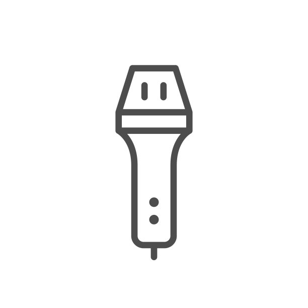 麦克风线性图标图片下载