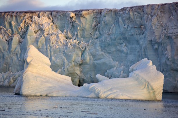北极的冰川图片下载