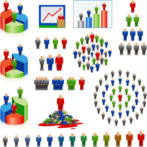 商务人员结构层次工作职业人老板人力资源图片下载