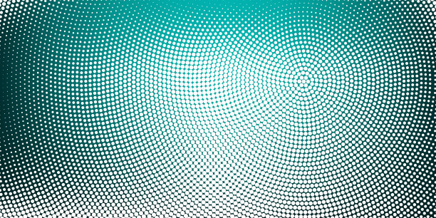 蓝色半色调斑点背景图片下载