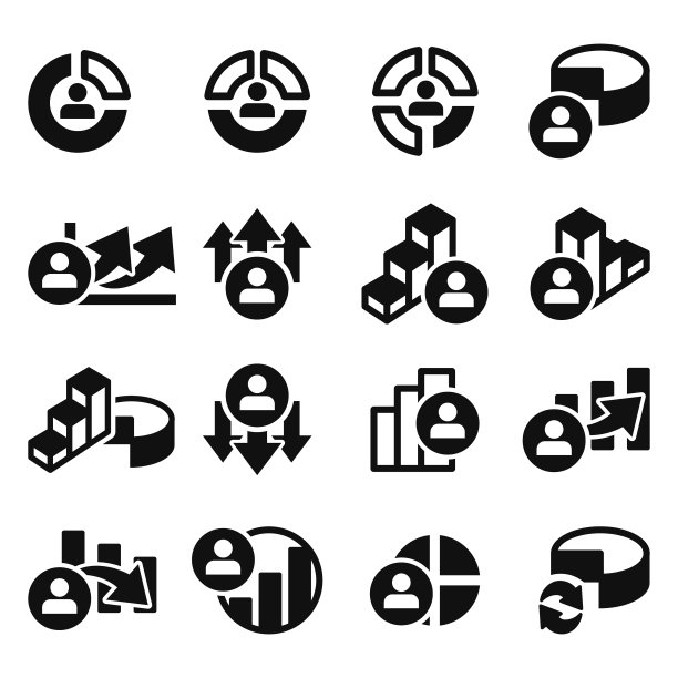 人与图形图标集图片下载