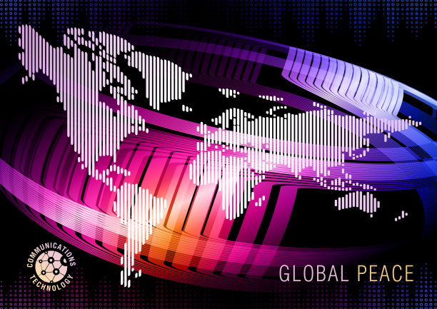 世界地图上的抽象背景图片下载