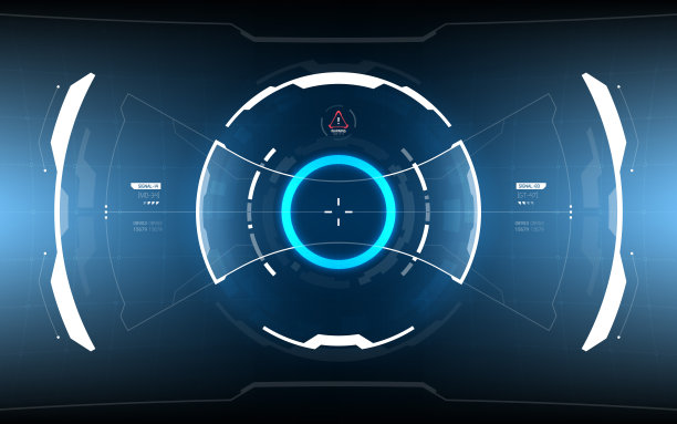 未来科幻技术HUD屏幕图片下载