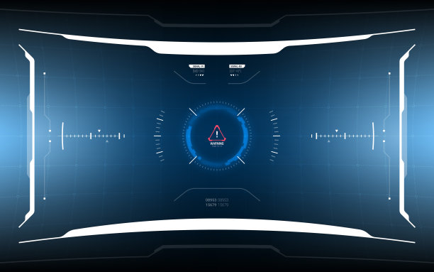 未来科幻技术HUD屏幕图片下载