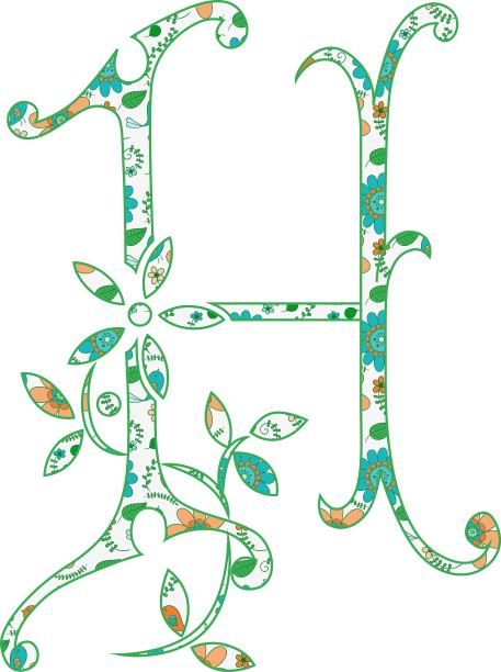 花朵图案的信图片下载