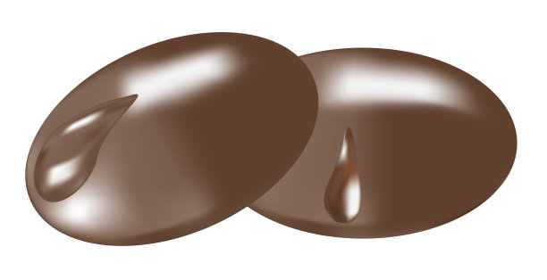 巧克力饼干和巧克力滴图片下载