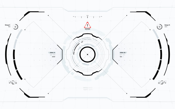 未来科幻技术HUD屏幕图片下载