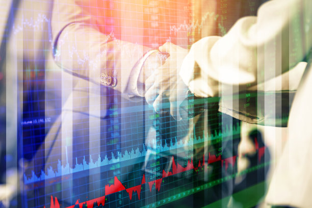 成功的商业理念与商业人士见面握手素材图片