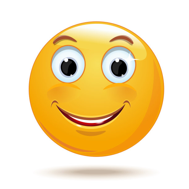 愉快的微笑的笑脸图片下载