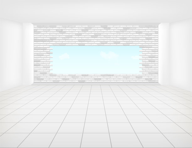 瓷砖地板上向量图片下载