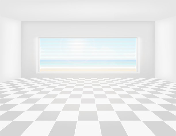 瓷砖地板上向量图片下载