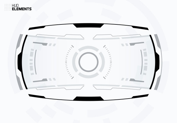 未来科幻技术HUD屏幕图片下载