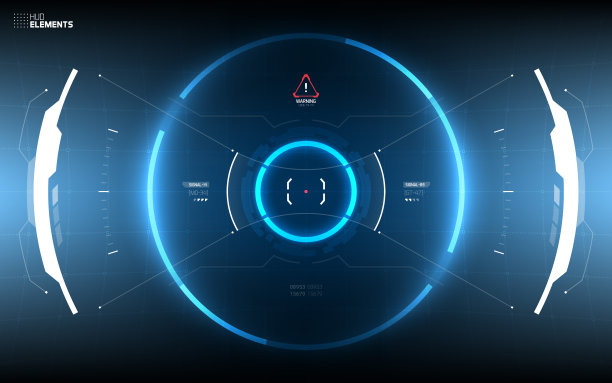 未来科幻技术HUD屏幕图片下载