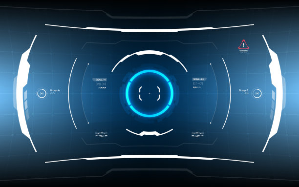 未来科幻技术HUD屏幕图片下载