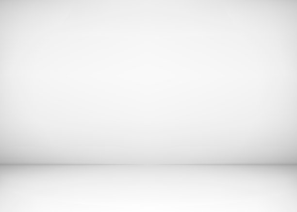 工作室内部空无一人。白色的墙壁和地板背景。清洁摄影或展示车间。矢量图素材图片