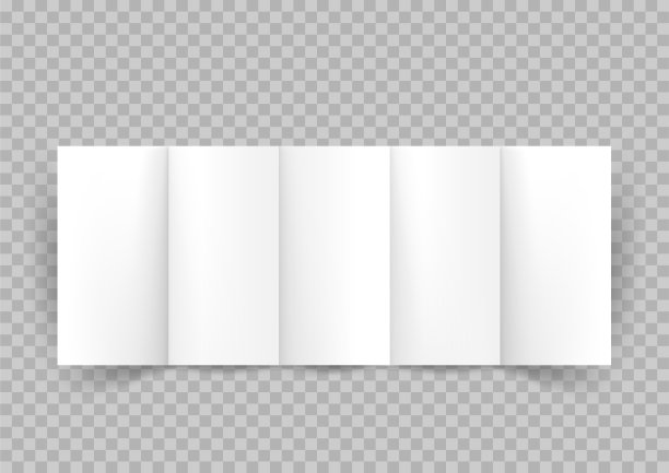 小册子五张纸图片下载