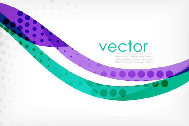 商业企业抽象背景，波浪宣传册或宣传单设计模板图片下载