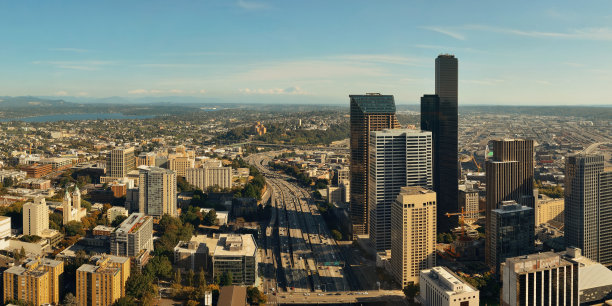 西雅图屋顶视图图片下载