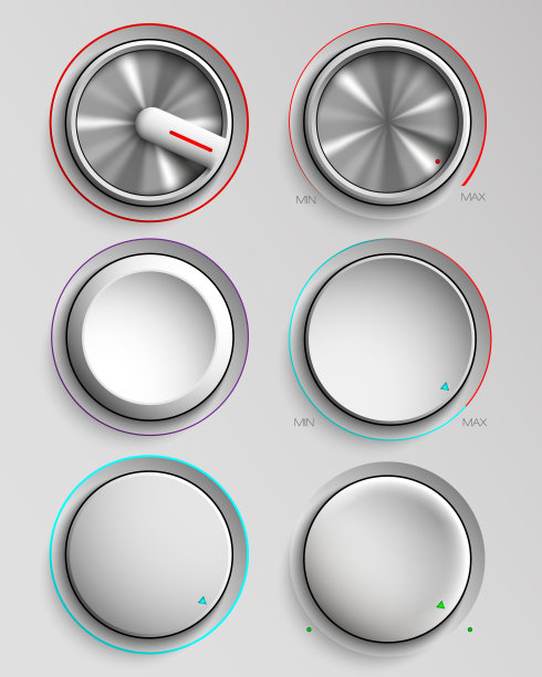 一组按钮现实音量控制图片下载