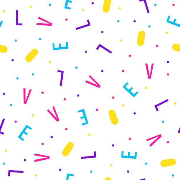 现代未来的swatch模式的生日贺卡，派对邀请，壁纸，节日包装纸图片下载