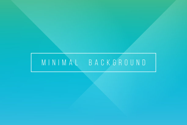 基本绿松石简约优雅抽象线条折痕模式矢量背景图片下载