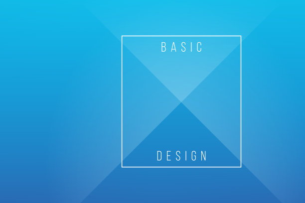 基本蓝色最小优雅抽象线条折痕模式矢量背景素材图片