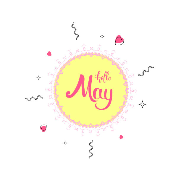 你好可能卡。矢量插图。图片下载