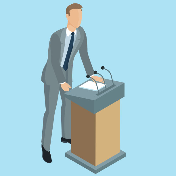 演讲者发表演讲图片下载