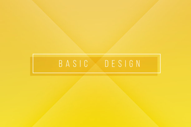 基本的黄色最小优雅抽象线条折痕模式矢量背景图片下载