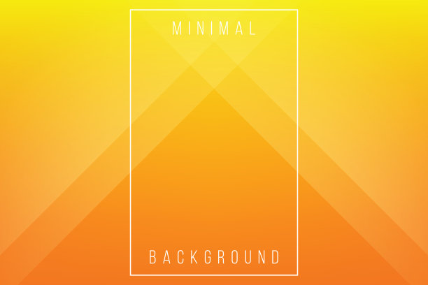 基本的橙色最小优雅抽象线条折痕模式矢量背景图片下载