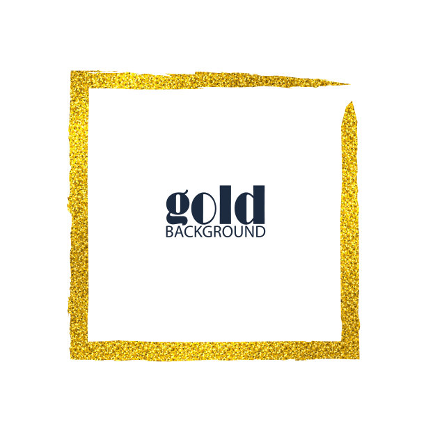 奢侈复古边框，标签，标志设计元素。金色的框架图片下载