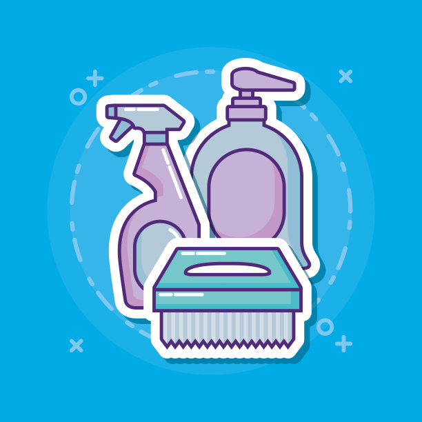 清洁用品设计图片下载