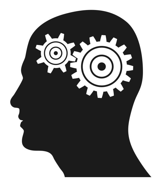 头和齿轮图片下载