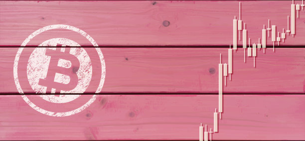 加密货币概念[木板上的比特币图表]图片下载