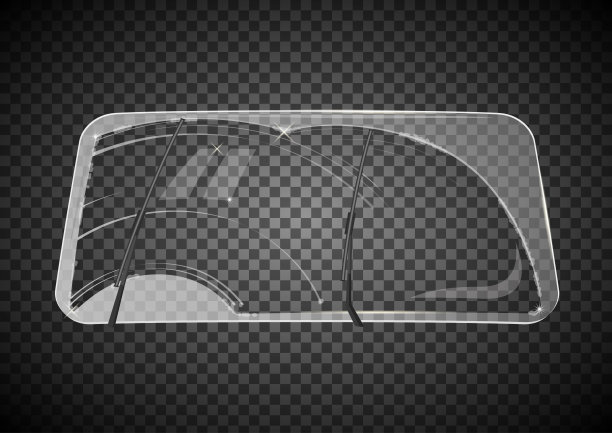 两个雨刷擦挡风玻璃。雨和雪在透明的背景。图片下载