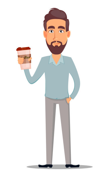 穿着休闲装的商人图片下载