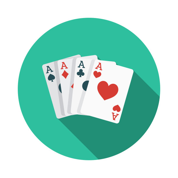 卡片平面设计嘉年华图标与侧影图片下载