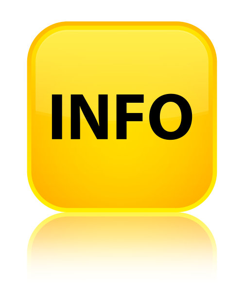 信息专用黄色方形按钮图片下载