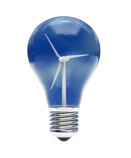 风力涡轮机的灯泡图片下载