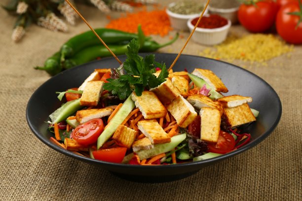 健康绿色沙拉图片下载