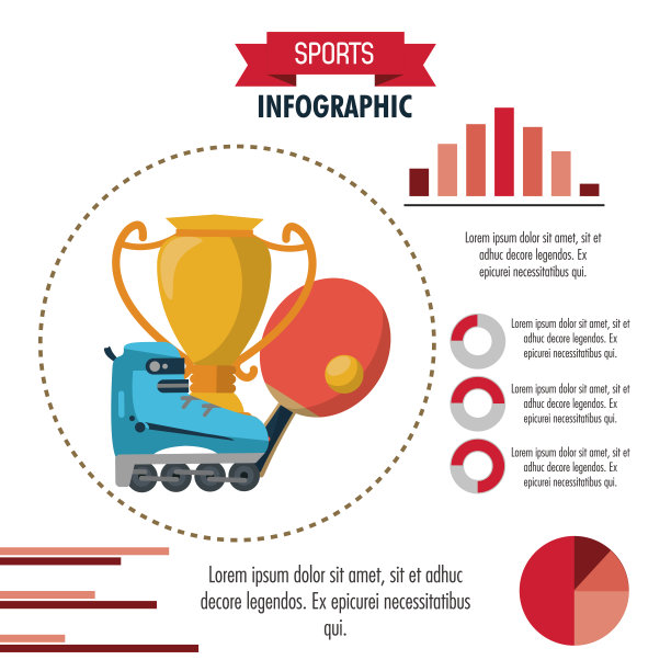 体育信息图表设计图片下载
