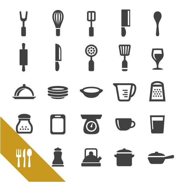 厨房用具图标-选择系列图片下载