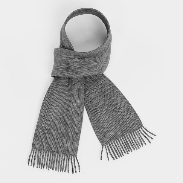 冬季围巾的现实3D渲染图片下载